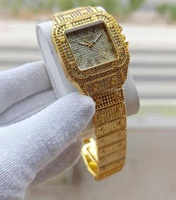 Cartier iced out watch