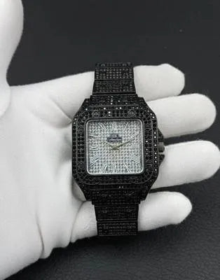 Cartier iced out watch